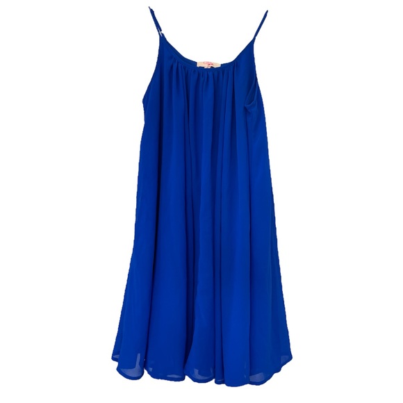 GB girls Other - GB GIRLS Peace, Love, & Freedom Flowy Royal Blue Swing Dress